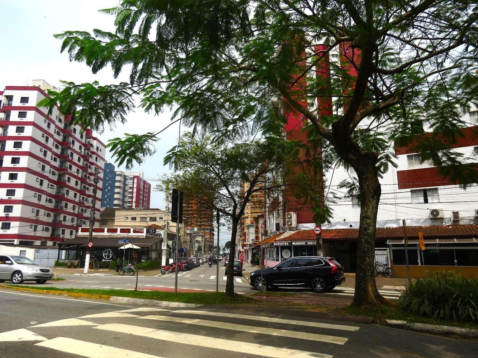 113 Canto Do Forte - 1Dorm - 200 M Da Praia E 20M Dos Bares E Restaurantes - Estacionamento Gratuito E Wi Fi , Tv A Cabo 프라이아 그란데 외부 사진