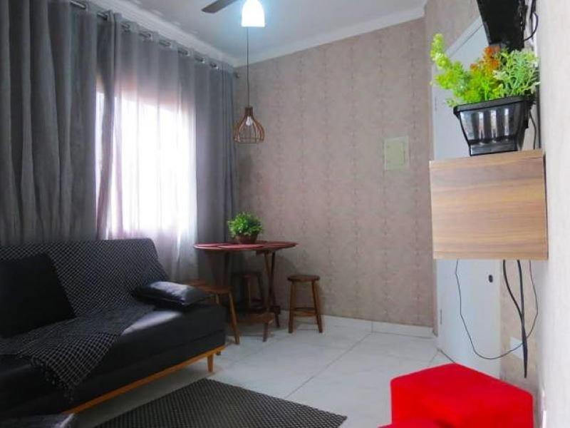 113 Canto Do Forte - 1Dorm - 200 M Da Praia E 20M Dos Bares E Restaurantes - Estacionamento Gratuito E Wi Fi , Tv A Cabo 프라이아 그란데 외부 사진