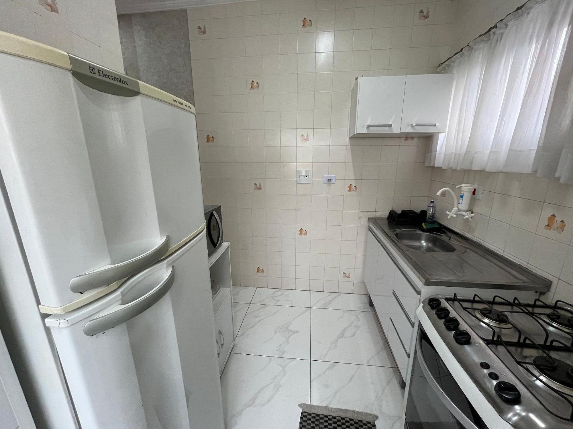 113 Canto Do Forte - 1Dorm - 200 M Da Praia E 20M Dos Bares E Restaurantes - Estacionamento Gratuito E Wi Fi , Tv A Cabo 프라이아 그란데 외부 사진
